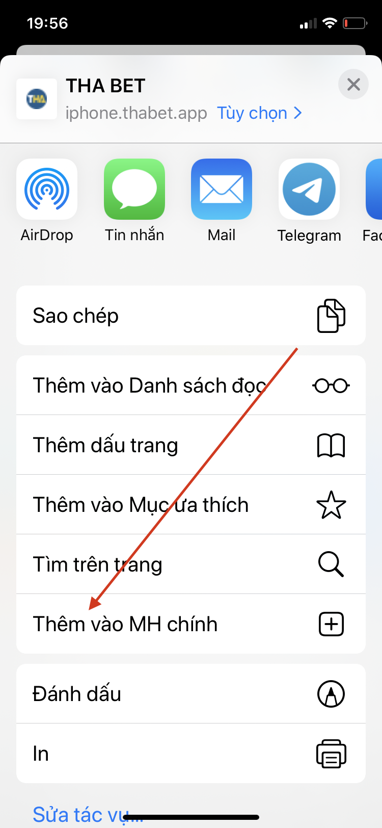 ứng dụng tải thabet